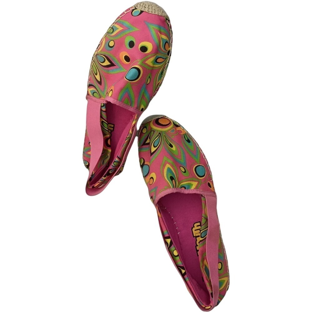 Loudmouth Lucky Espadrille Flat Shoes Pink Psyche… - image 5